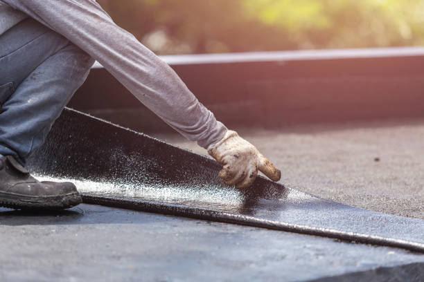 Professional Waterproofing technician working in Johnson Creek, WI